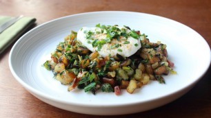 'Colcannon Hash Recipe - Potato, Spring Onion & Kale Breakfast Hash'