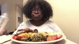 'Sunday Dinner Mukbang just a little soul food'