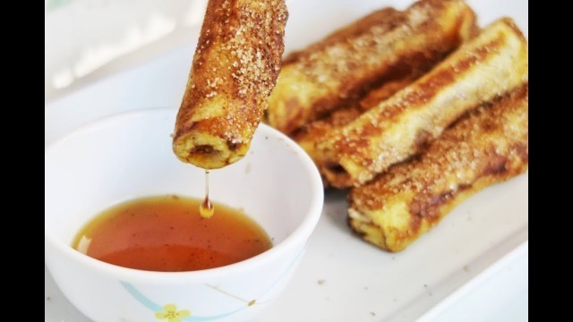 'FRENCH TOAST CINNAMON ROLLS | SNACKS | DESSERT | best indian food channel'