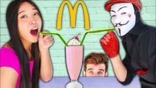 'I OPENED a McDONALD\'S at My HOUSE! Hacker Blind Date at Home and How to Make Funny Food Hacks!'