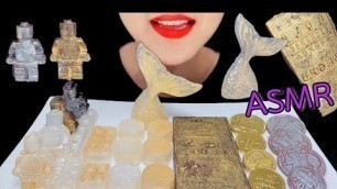 'ASMR SILVER GOLD FOOD, GOLD BAR, SILVER GOLD LEGO, GOLD MEDAL 실버 골드 음식, 실버 골드 레고, 골드바, 금메달, 은메달 ASMR'