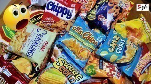 'FILIPINO Junk Foods ( 36 Old + New Brands of Pinoy Chichirya)'