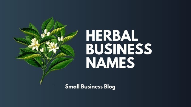 'Catchy Herbal Business Names'