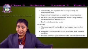 'Class 5 | Science | Lesson 3 | Food and Health | Part 1'