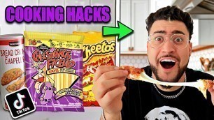 'We TASTED Viral TikTok Cooking Life Hacks.. (McDonalds MAC N\' CHEETOS ?) *PART 3*'