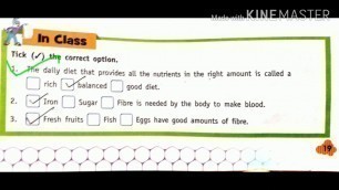 'Class-5 (chapter-2 \"food health and disease \") Explanation of exercises.'