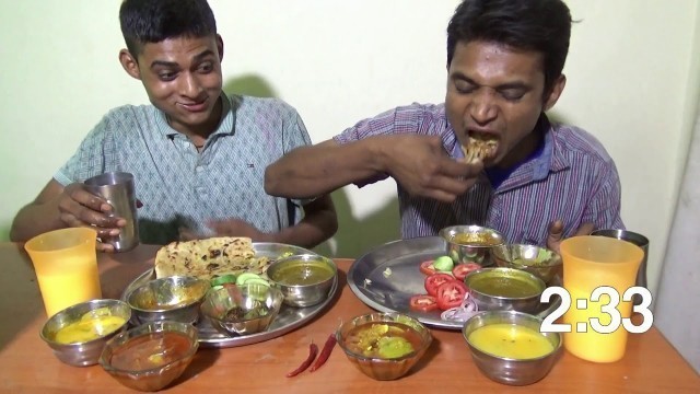 'Best VEG Thali Eating challenge | Big Thali Eating Competition | Food Challenge India'