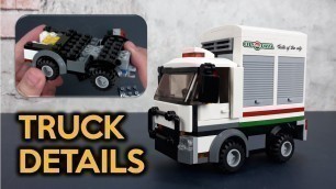 'LEGO Pizza Food Truck Construction Details (Vehicle Base + Chasis)'