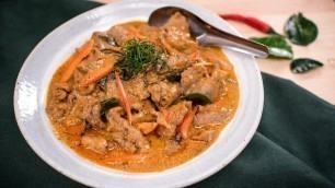 'Panang Curry Beef Recipe พะแนงเนื้อ - Thai Recipes - Hot Thai Kitchen'