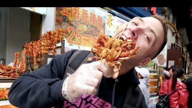 'Wild SHANGHAI STREET FOOD in City God Temple + Yu Gardens Tour | Shanghai, China'