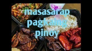 'Filipino foods, pinoy favorite ulam.'