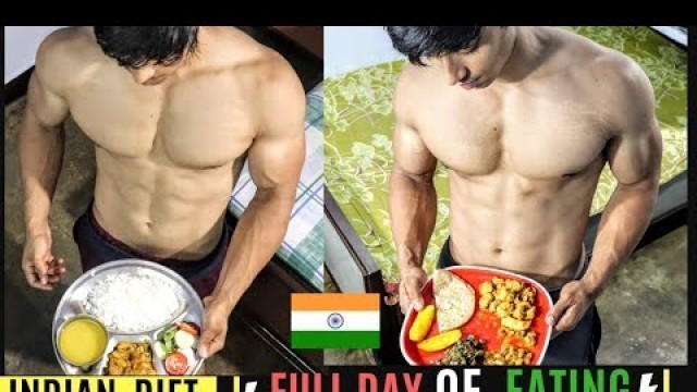 'Full Day of Eating-INDIA|Bodybuilding Diet Plan For Muscle Gain'