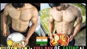 'Full Day of Eating-INDIA|Bodybuilding Diet Plan For Muscle Gain'