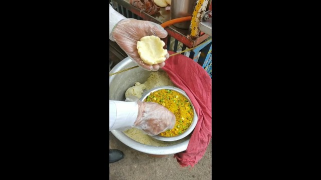 'KING OF ALOO TIKKI Making  | DELHI STREET FOOD #shorts'