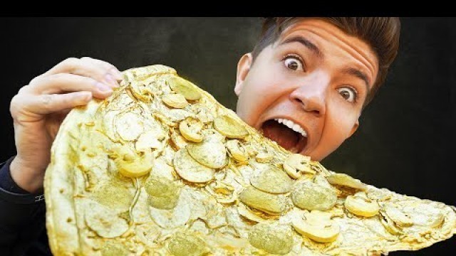 'Eating Only Gold Food for 24 Hours Straight'