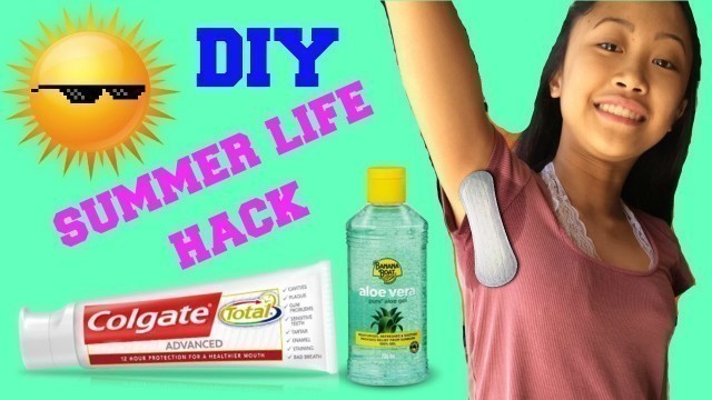 '10 DIY SUMMER LIFE HACKS!'