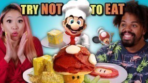 'Try Not To Eat Challenge - Super Mario Bros. Food | People Vs. Food'