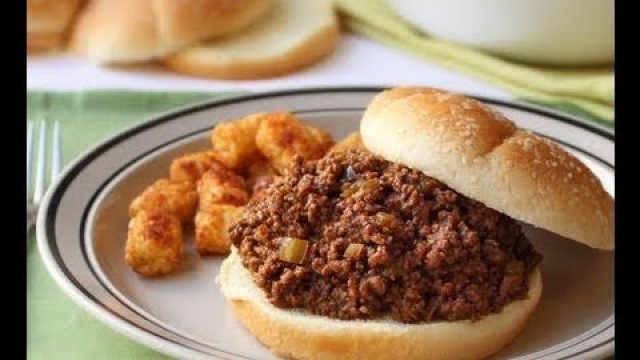 'How to Make Sloppy Joes - Food Wishes'