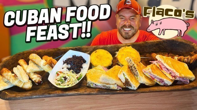 'Flaco\'s Cuban Sandwich Food Challenge in Gainesville, Florida!!'