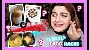 'ΔΟΚΙΜΑΖΩ VIRAL TIK TOK FOOD HACKS | Penny Style'