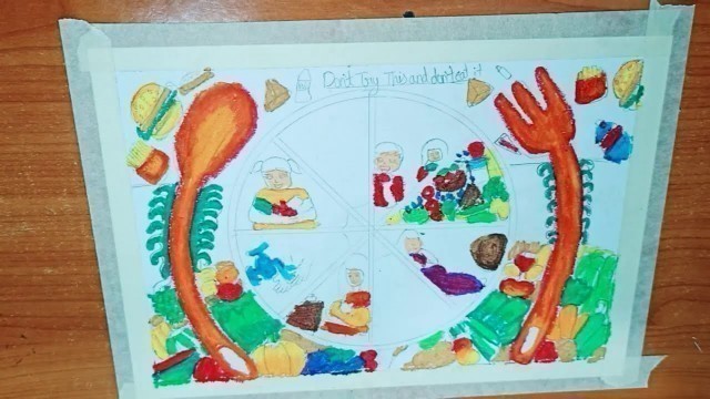 'poster on healthy food #poshan maah#heaithy food'