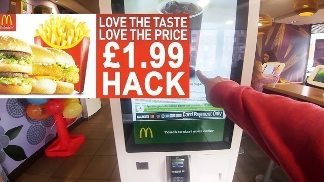 'Working Hack 2020 McDonald\'s £1.99 Cheap Meal Deal Self Service Trick - Not FREE'