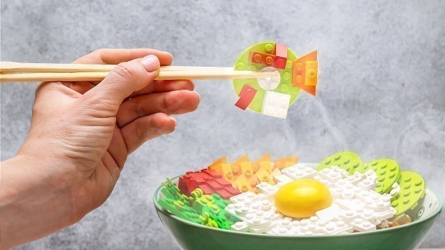 'Lego Bibimbap and Makgeolli / Stop Motion Cooking'