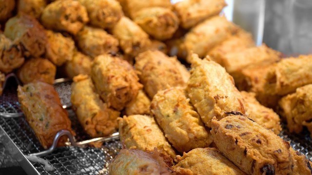 'Amazing Skill of Fish Cake Master [Korean street food]'