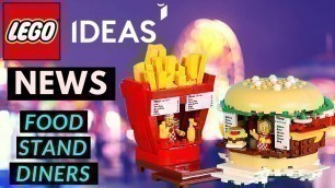 'LEGO IDEAS Food Stand Diners - Un set pour les GOURMANDS | BRICK IDEAS HS#4'