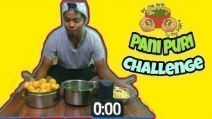 'Pani Puri challenge | Golgappa eating competition | Food challenge | Tamil'