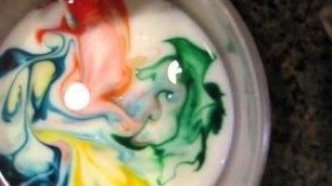 'Tie-Dyed Milk Experiment'