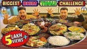 'BIGGEST BHIM THALI EATING CHALLENGE | MASSIVE BHIM THALI IN NAGPUR COMPETITION (Ep-436)'