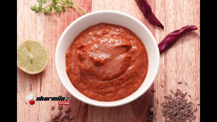 'Thai Red Curry Paste | Easy Vegetarian Base For Thai cooking | Sharmilazkitchen'