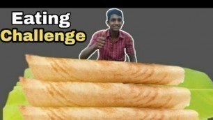 'தோசை 4 X BIGGEST DOSA EATING CHALLENGE | FAMILY DOSA FOOD COMPETITION | Village Food Trends'