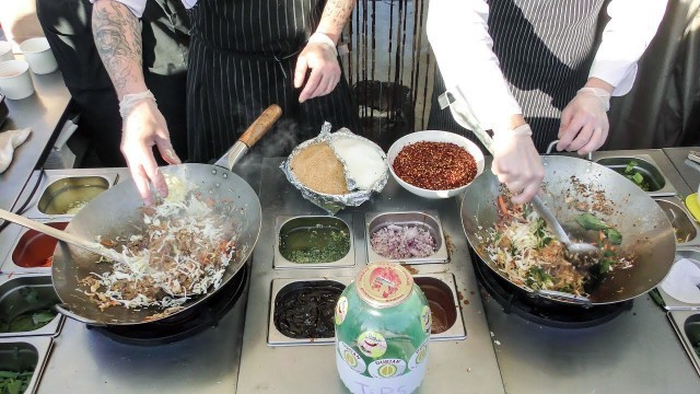 'Cooking Thai Noodles in Minsk. Street Food from Belarus'