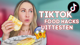 'VIRAL TIKTOK FOOD HACKS UITPROBEREN 