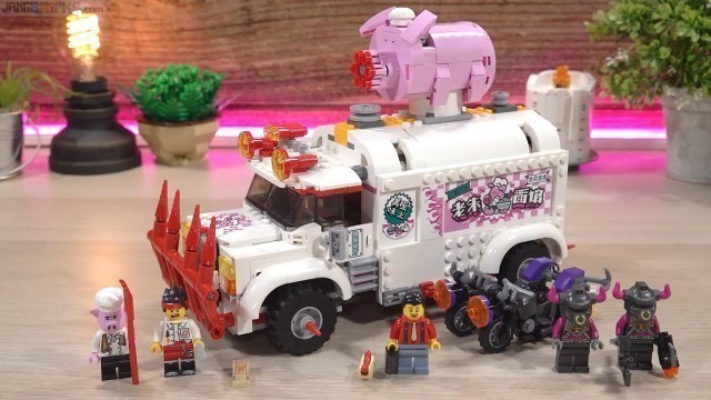 'Build ⏩ LEGO Monkie Kid Pigsy\'s Food Truck 80009'