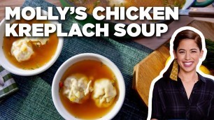 'Molly Yeh\'s Chicken Kreplach Soup | Girl Meets Farm | Food Network'