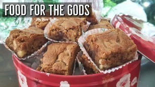 'FOOD FOR THE GODS | Dates and Walnut Bars | Moist and Chewy'