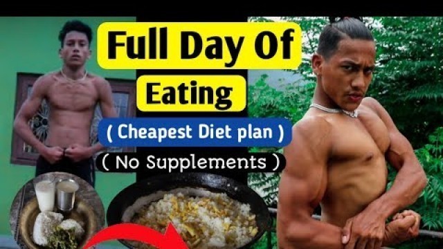 'Full Day Of Eating - Low budget weight gain diet - Bodybuilding Diet | Anish Fitness'