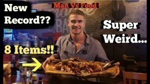 'French Canadian Food Challenge + BUFFET TRIP! 8n8 Moose Bawr Challenge in Montreal - Man Vs Food'