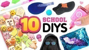 '10 School HACKS, PRANKS & DIYS!! 5-Minute DIY Ideas, Life Hacks for Back To School!'