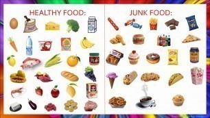 'Healthy Food  VS Junk Food in TAGALOG # 84'