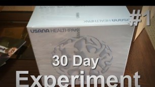 'UNBOXING, WEIGH-IN, AND COLOURED PEE!: The USANA Health Pak 30 Day Experiment (Part 1)'