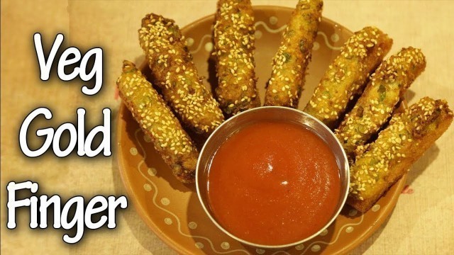 'Veg Gold Finger | Crispy Veg Gold Finger Recipe | Yummy Street Food'