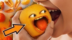 'Annoying Orange - Eating One Colored Food for 24 Hours Challenge!'