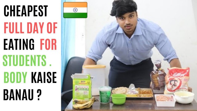 'Full day of Eating | Indian Bodybuilding Diet For Muscle Gain'