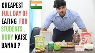 'Full day of Eating | Indian Bodybuilding Diet For Muscle Gain'