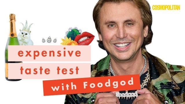 'Foodgod Jonathan Cheban Forces Us to Do a Tie-Breaker Round!? | Expensive Taste Test | Cosmopolitan'