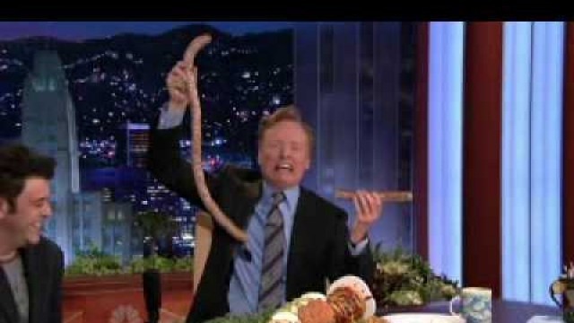 'Conan O\'Brien with Man vs. Food'